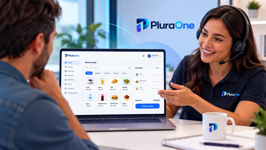 Atendimento e gestão com PluraOne